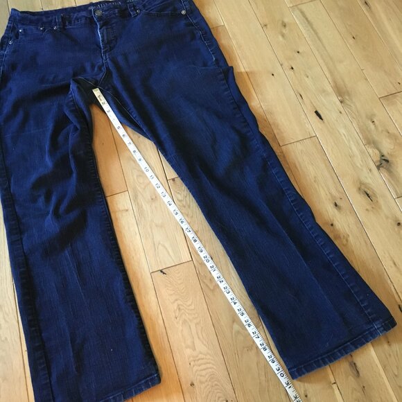 Santana Tummy Control Dark Blue Jeans For Women 16 - Picture 12 of 13